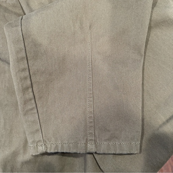 Forever 21 Olive Green Pleated Balloon Pants - Size M - Picture 6 of 9